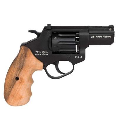 Револьвер Флобера Profi 2.5 чорний/дерево. Фото 1