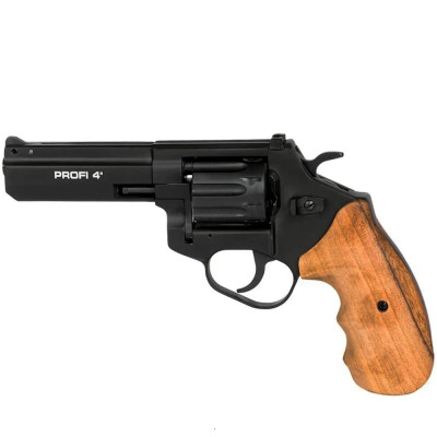 Револьвер Флобера Profi-4" чорний/дерево Револьвер Флобера Profi-4" чорний/дерево