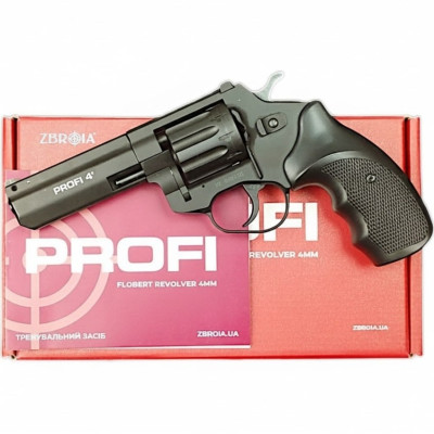 Револьвер Флобера Profi-4" чорний/пластик Револьвер Флобера Profi-4" чорний/пластик. Фото 4