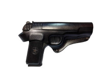 Шкіряна кобура для пістолета ТТ чорна