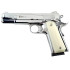 Kuzey 911 Shiny Chrome Plating/White Grips