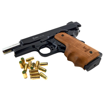 Kuzey 911 SX чорний дерев'яна рукоять Wooden (охолощений Кольт 1911 black) Kuzey 911 SX чорний дерев'яна рукоять Wooden (охолощений Кольт 1911 black). Фото 3