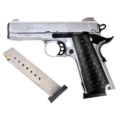 Kuzey 911 SX чорна рукоять (охолощений Кольт 1911 chrome). Фото 1