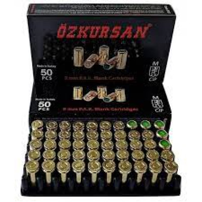 Холостий патрон Ozkursan 9мм шумовий 50 шт. Фото 4