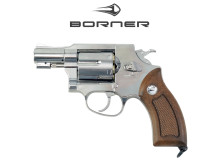 Пневматический револьвер Borner 733 Silver металлический