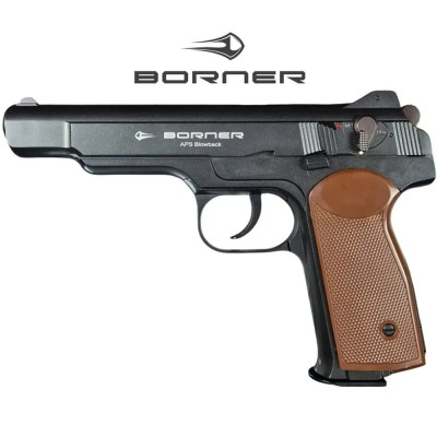 Пневматичний Стєчкін Borner APS Blowback металевий - пневмат АПС Пневматичний Стєчкін Borner APS Blowback металевий - пневмат АПС