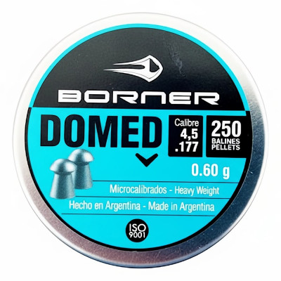 Кулі для пневматики Borner Domed 0,6 г. кал.177, 250шт.