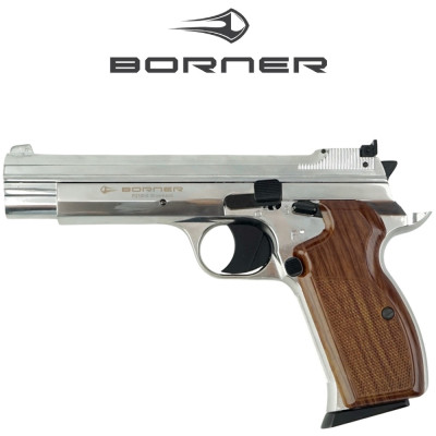 Borner P210S Blowback Silver металлический Borner P210S Blowback Silver металлический