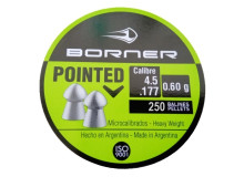 Кулі для пневматики Borner Pointed 0,6 г. кал.177, 250шт.