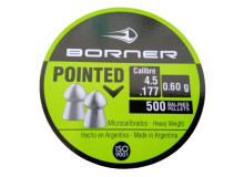 Кулі для пневматики Borner Pointed 0,6 г. кал.177, 500шт.