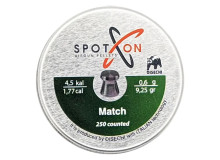 Кулі для пневматики Spoton Match 0,6 гр. кал.177, 250шт.