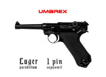 Пневматичний Umarex Luger P08 Blowback металевий