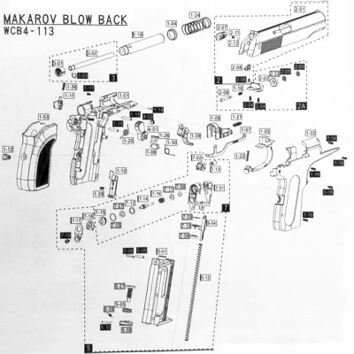 Wingun 113 PM Blowback залізний . Фото 4