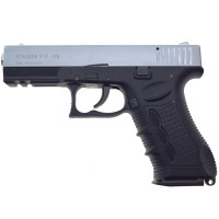 Сигнальний пістолет STALKER 917 Chrome (Glock 17 охолощений)