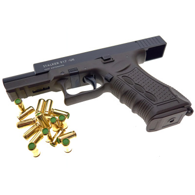 Стартовий пістолет STALKER 917 Haki (Glock 17 охолощений). Фото 4