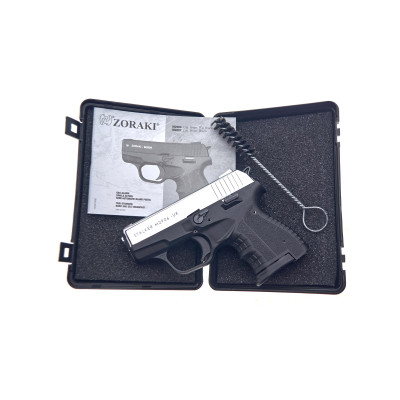 Стартовий пістолет STALKER M2906 Chrome (сигнальний Beretta Nano BU9). Фото 2