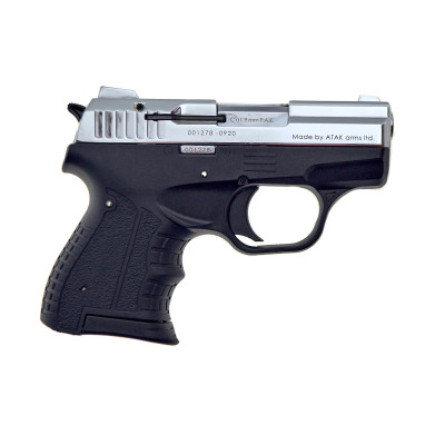 Стартовий пістолет Сталкер M906 Chrome (Сталкер М906 - Beretta Nano BU9 охолощений). Фото 1