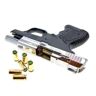 Стартовий пістолет Сталкер M906 Chrome (Сталкер М906 - Beretta Nano BU9 охолощений). Фото 3