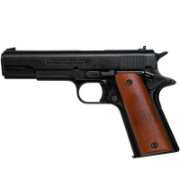 Bruni 96 black охолощений Colt 1911 (чорний, дерев'яна рукоятка)