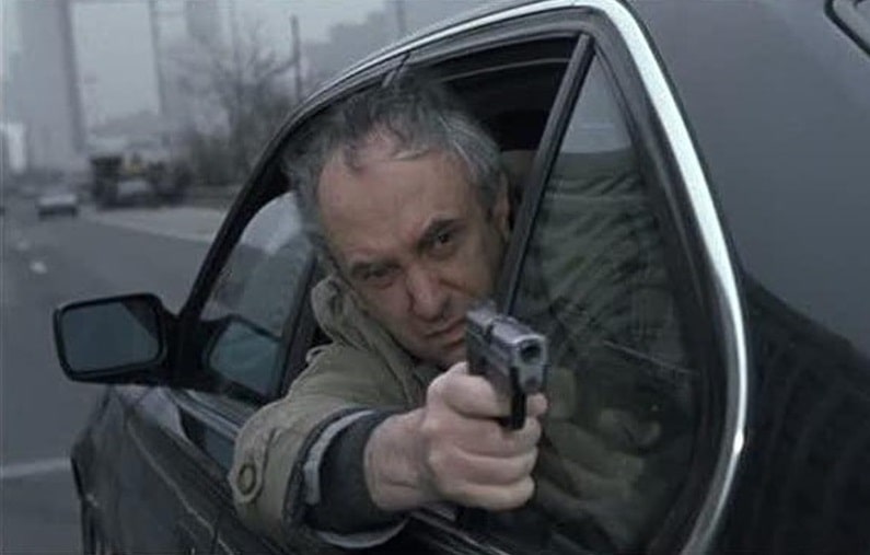 Фото пістолета Sig Sauer P239 на зйомках кіно