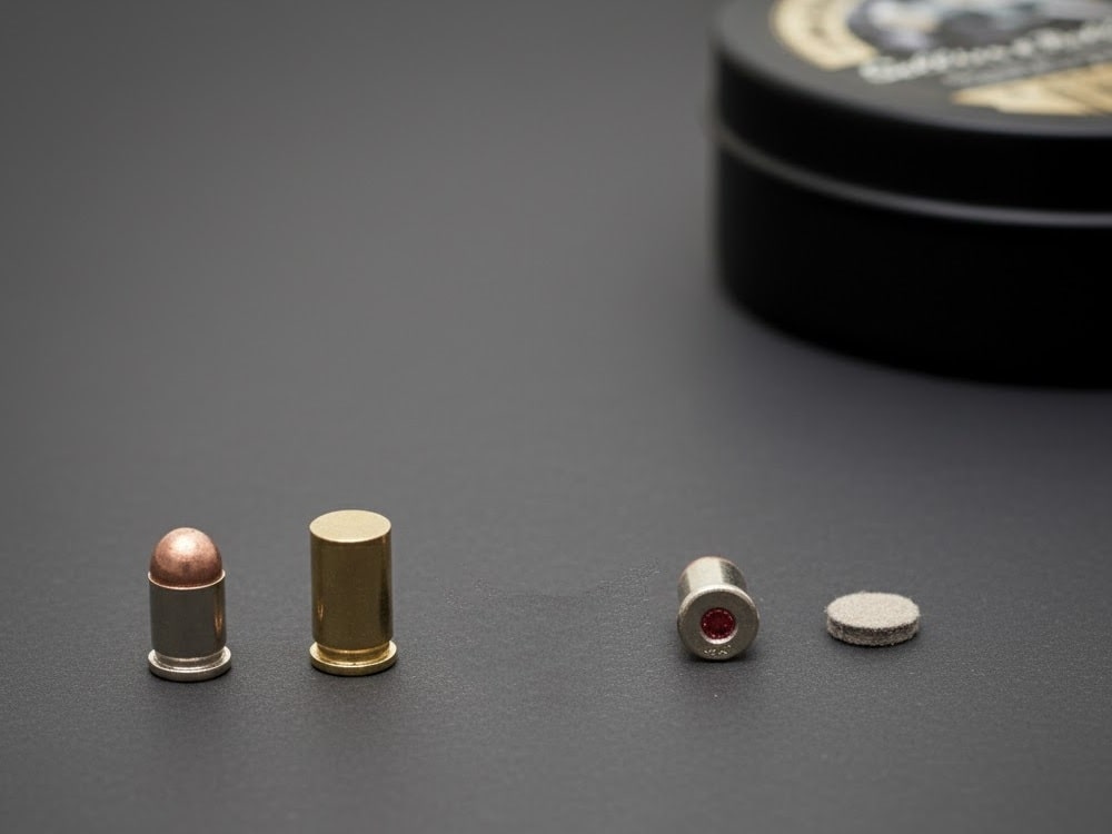 Конструкція патрона під револьвер Флобера 4 мм