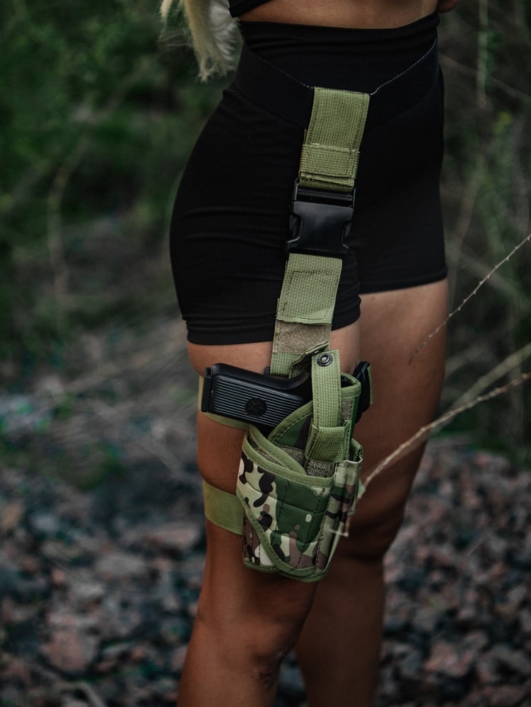 Женска кобура на ногу