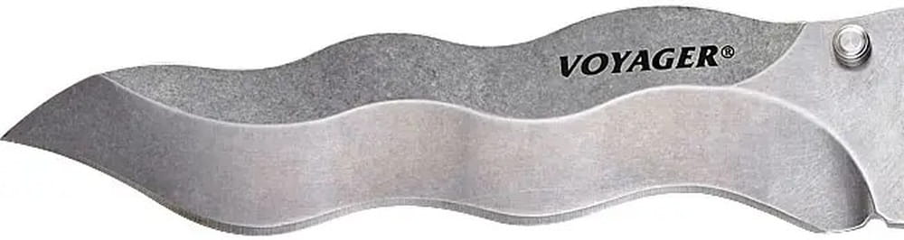 Нож Cold Steel Voyager XL Kris Blade с обработкой Stonewash