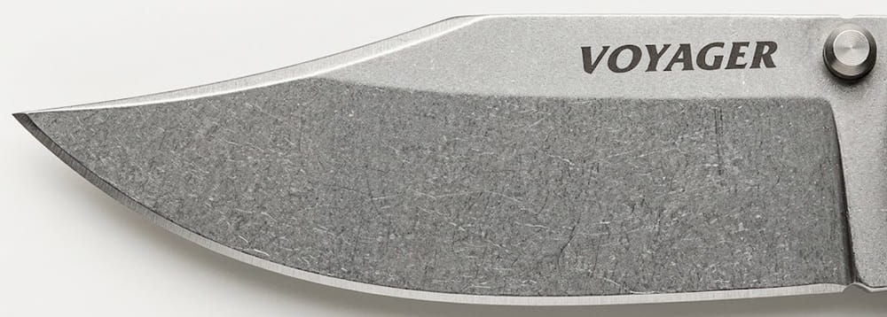 Ніж Cold Steel Voyager Large Clip Point з обробкою Stonewash