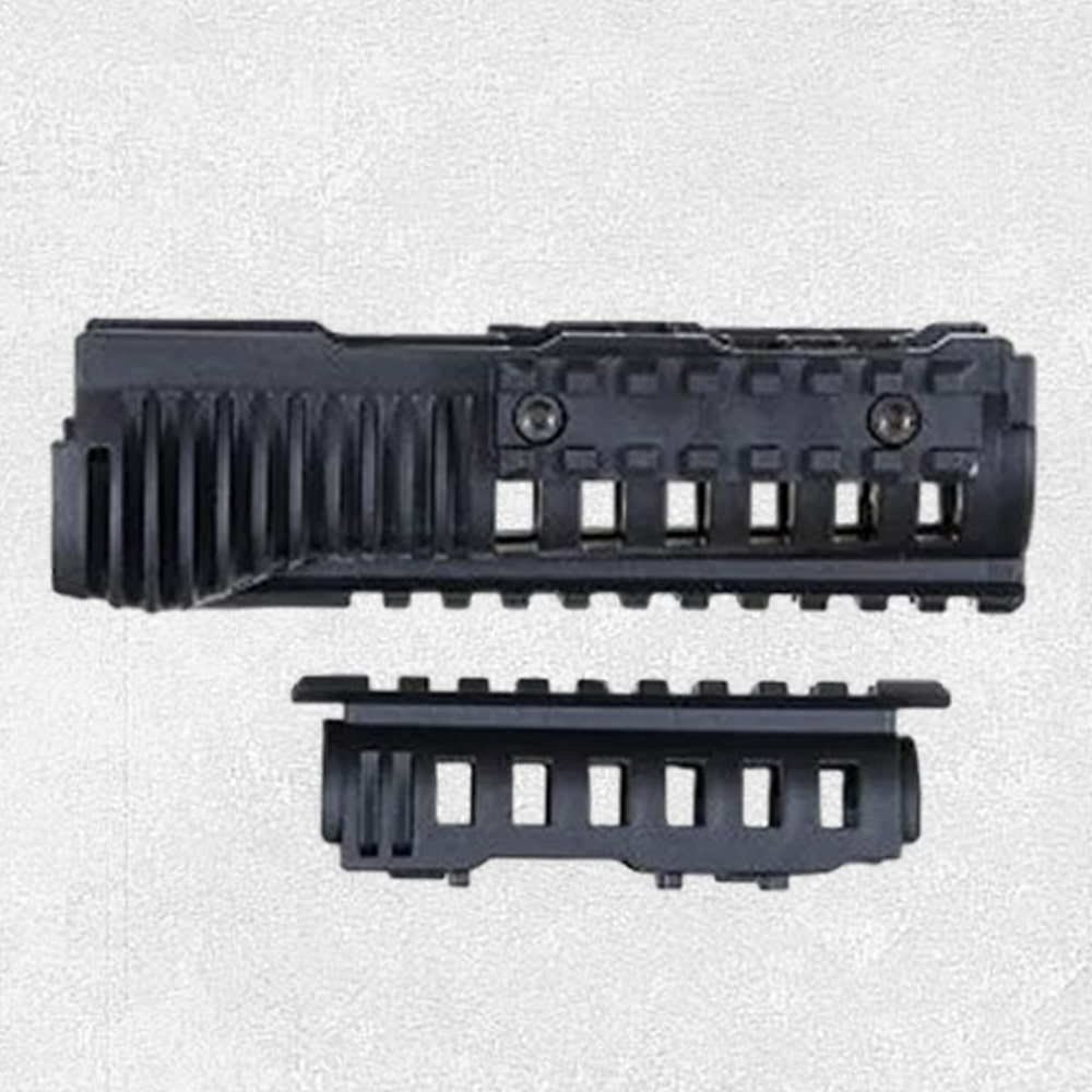 Черное цевье АК-74 с планкой Пикатини