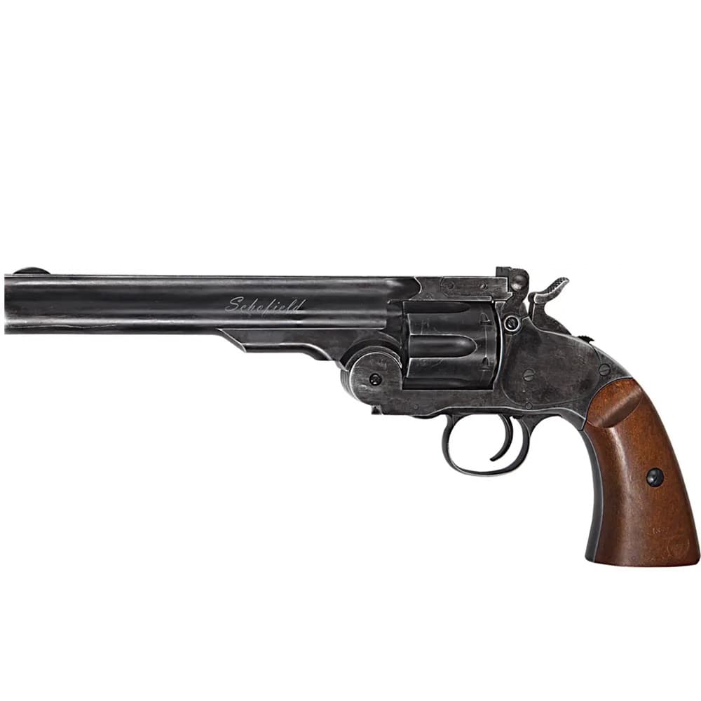 Пневматичний револьвер з нарізним стволом