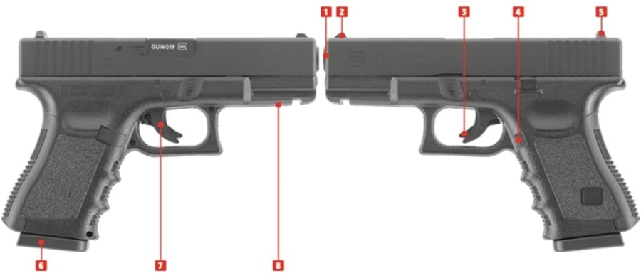 Влаштування пневматичного Glock 19 Umarex