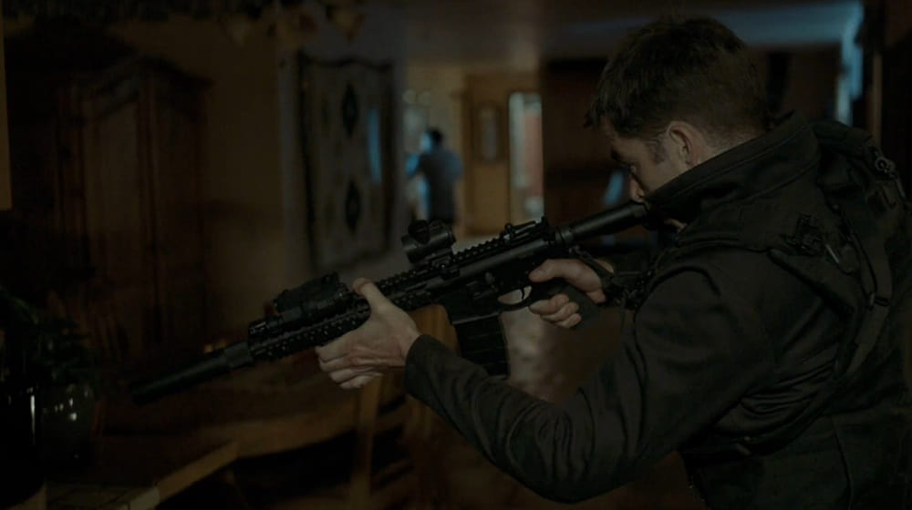 Пневматичний автомат Crosman DPMS SBR метал автомат вогонь