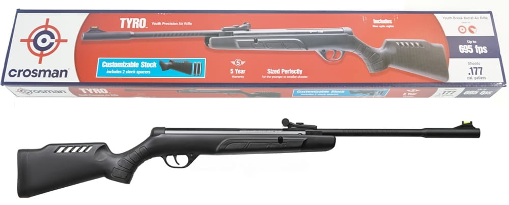 Фото комплектації пневматичної гвинтівки Crosman Tyro