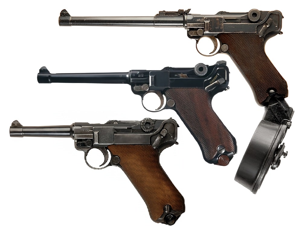 Залізний пневматичний Люгер Парабеллум артилериста