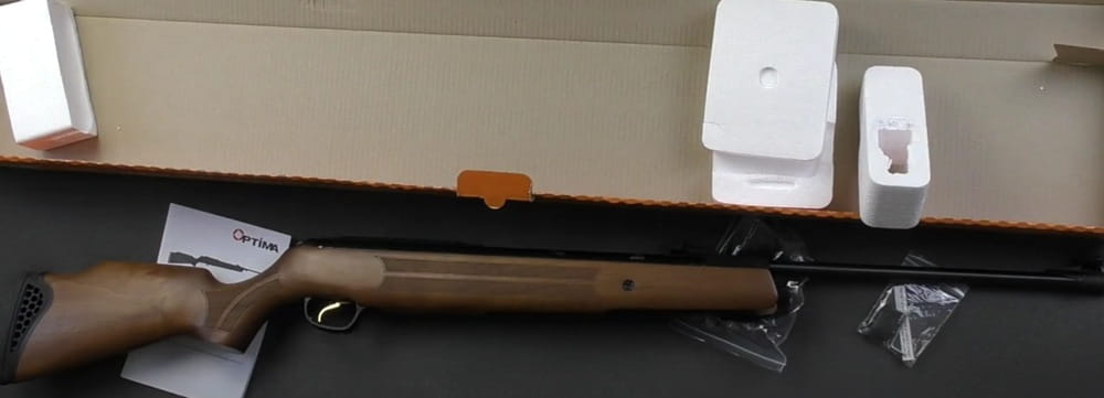 Комплектація пневматичної гвинтівки Optima Mod. 135