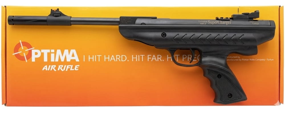 Фото комплектації пневматичного пістолета Optima Mod. 25 Supercharger