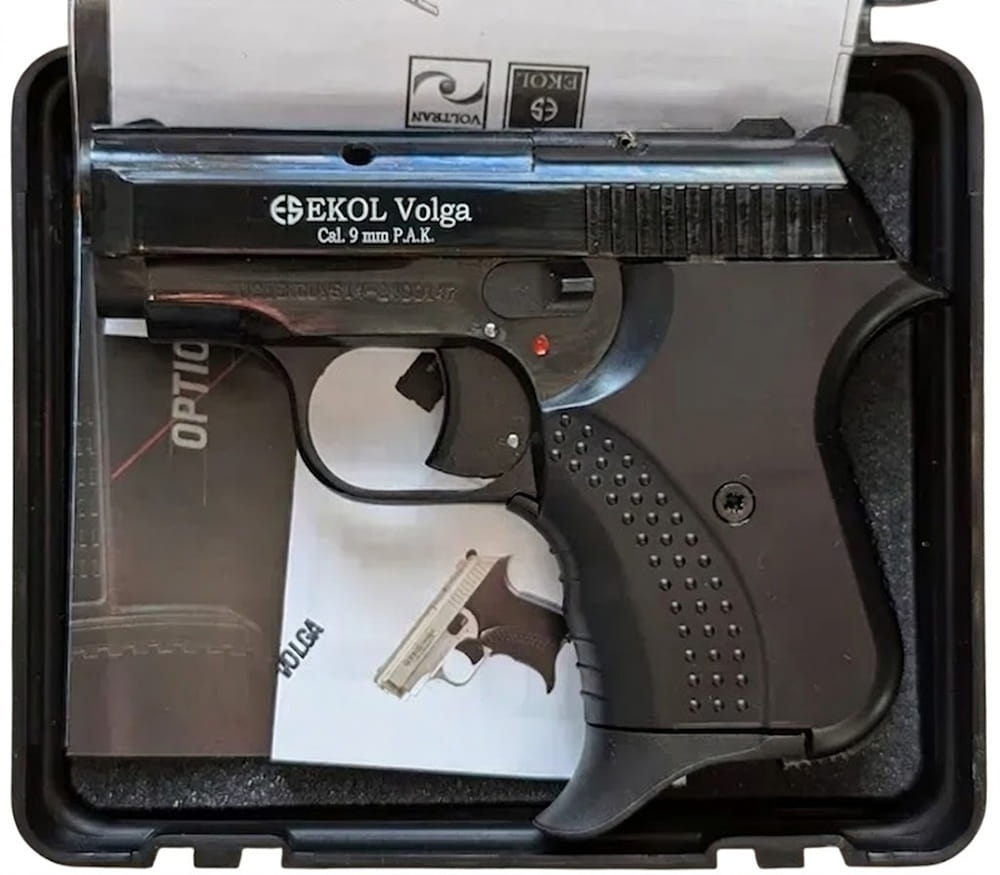 Фото стартового пістоелту Ekol Volga 9mm